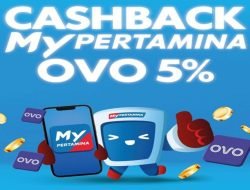 Pakai OVO di Aplikasi MyPertamina Dapat Cashback 5%