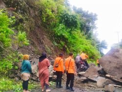 Longsor di Desa Ulusaddang Tutup Akses Jalan, Mobilitas Warga Sempat Terhambat