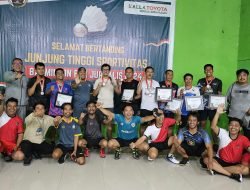 Badminton FUN Jurnalis 2024 Sukses Digelar, Berikut Daftar Juaranya