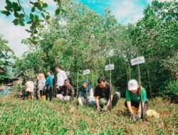 Aksi Bersih Pantai dan Tanam Mangrove, Pertamina IT Bitung Gaungkan Pelestarian Lingkungan