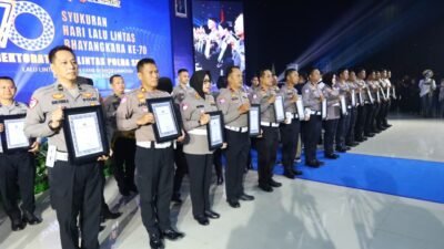Sat Lantas Polres Maros Raih Terbaik Ketiga Penghargaan Penerimaan PNBP Tertinggi