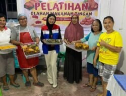 Pertamina Sulawesi Berdayakan Ibu-Ibu Bibasa Go Roa Lewat Pelatihan Olahan Makanan Lokal