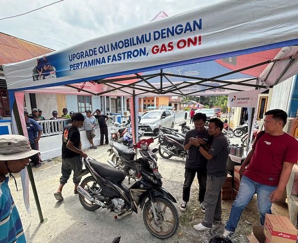 Pertamina Sulawesi dan Lubricants Ganti Oli Gratis untuk Korban Gempa Bumi di Poso