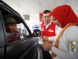 Pertamina Sulawesi Rayakan Kemerdekaan Bersama Pelanggan di SPBU