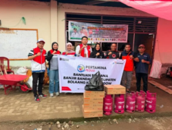Pertamina Sulawesi Melalui IT Bitung Salurkan Bantuan Penanganan Banjir Bandang Bolaang Mongondow