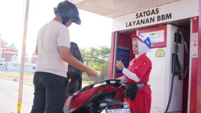 Pertamina Patra Niaga Tambah SPBU Modular di CPI, Antrean BBM Makassar Semakin Landai