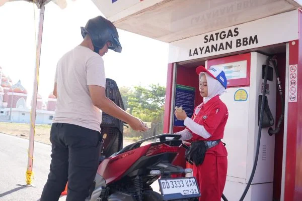 Pertamina Patra Niaga Tambah SPBU Modular di CPI, Antrean BBM Makassar Semakin Landai
