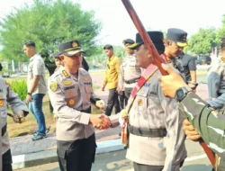 Kapolres Tana Toraja Hadiri Sertijab Pataka Pallawa Lipu dan Pelepasan Kapolda Sulsel