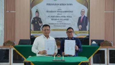 Pertamina Patra Niaga Regional Sulawesi dan Kejaksaan Tinggi Gorontalo Perkuat Sinergi melalui Penandatanganan Perjanjian Kerja Sama