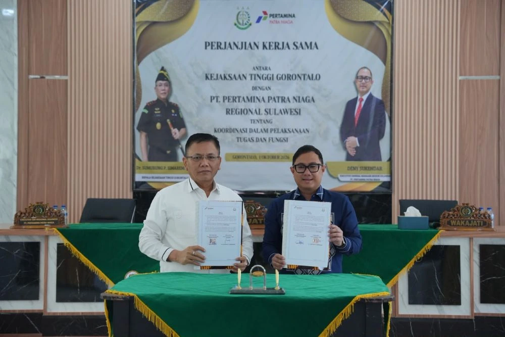 Pertamina Patra Niaga Regional Sulawesi dan Kejaksaan Tinggi Gorontalo Perkuat Sinergi melalui Penandatanganan Perjanjian Kerja Sama